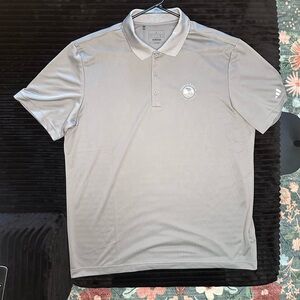 Adidas Pebble Beach Men's Polo Shirt in Light Gray